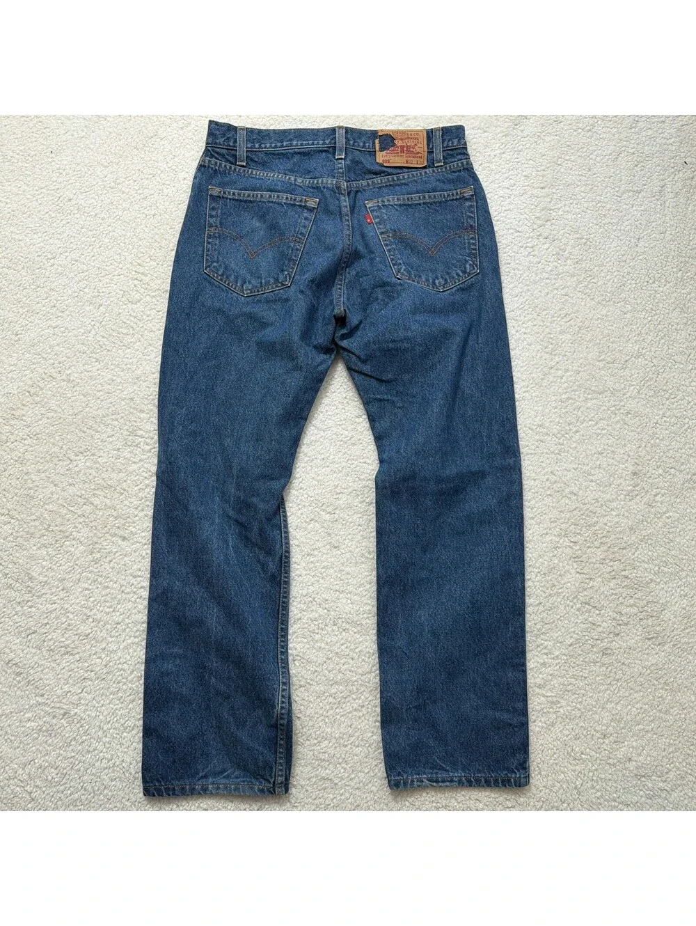 Vintage Levis 505 Jeans Mens W33 L30 Regular Fit Medium Wash 100% Cotton 1998